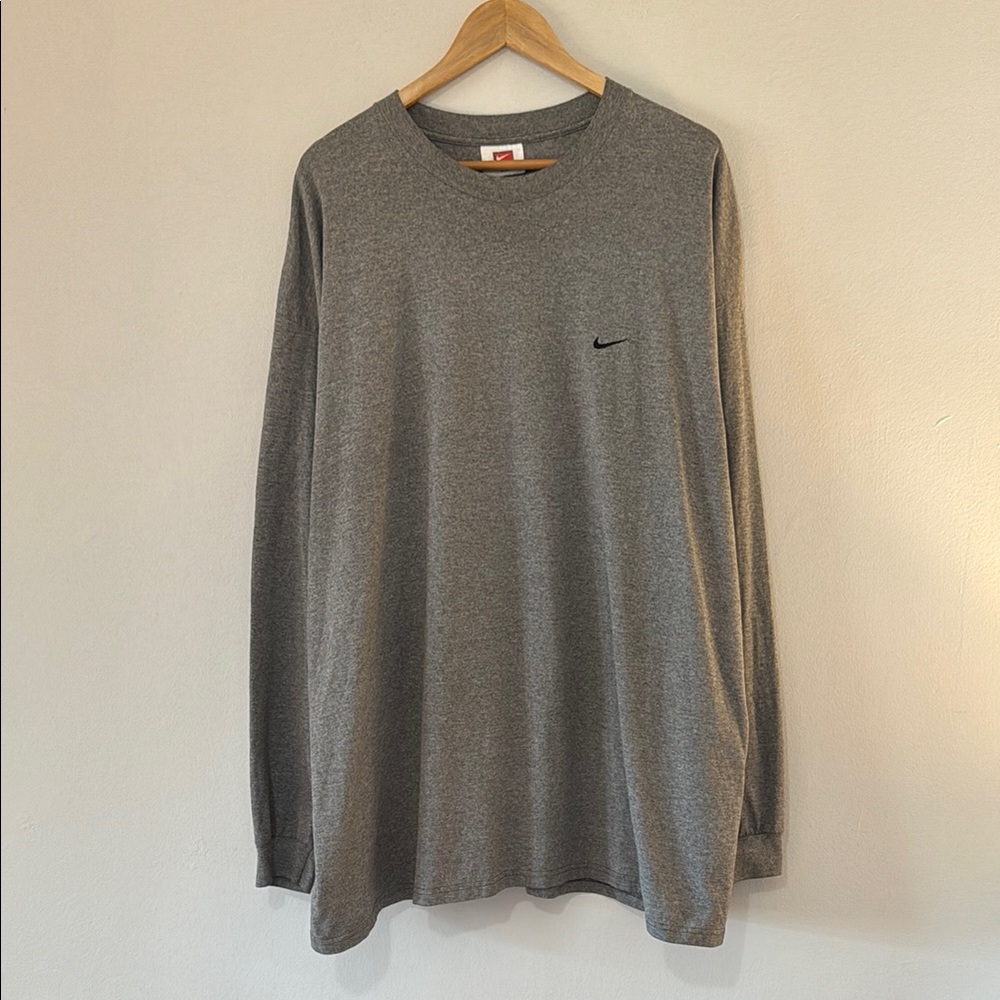 Vintage Nike Long Sleeve Shirt / XXL / Embroidered Swoosh